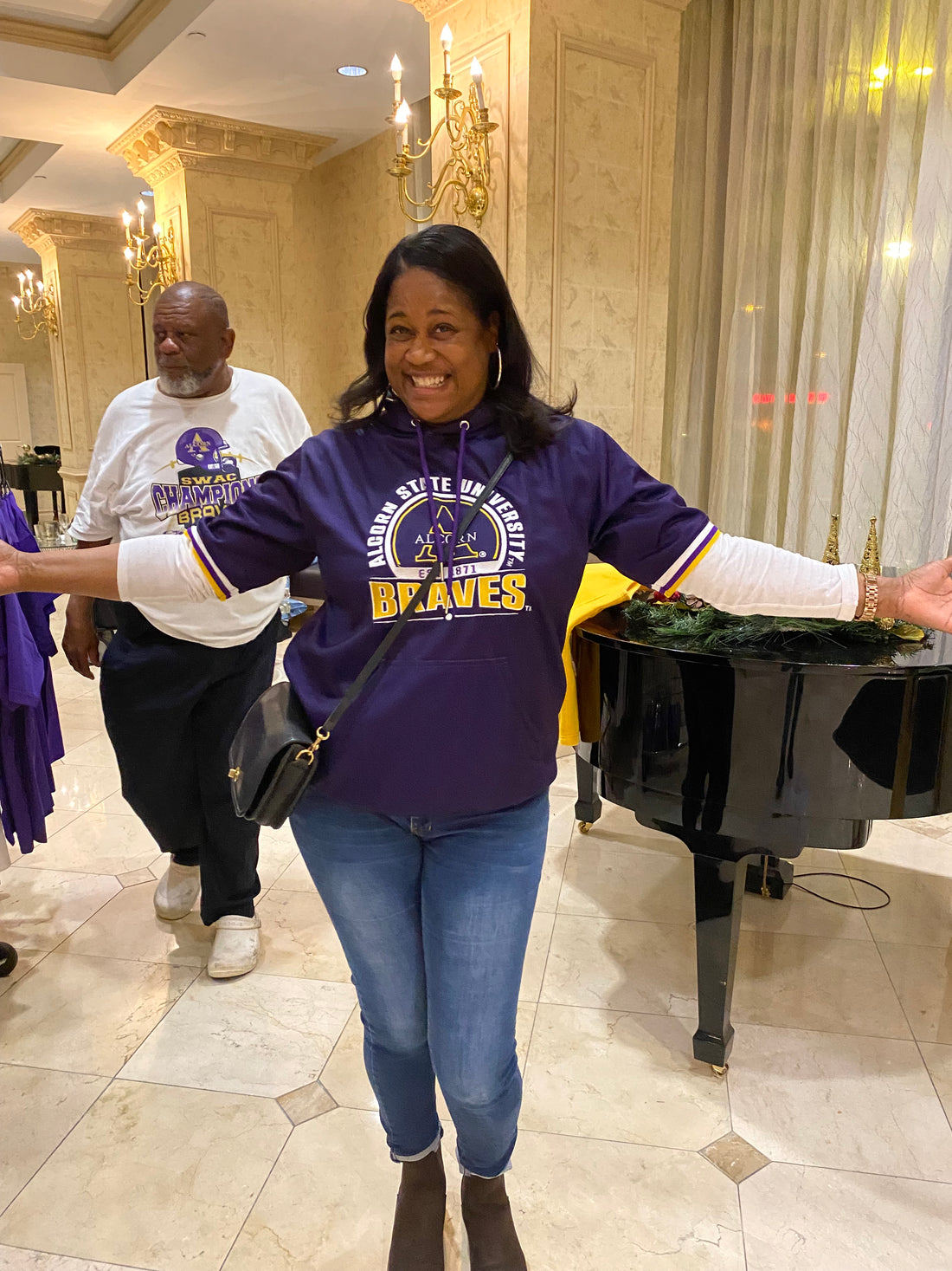 Alcorn State Dri Fit Short Sleeve Hoodie