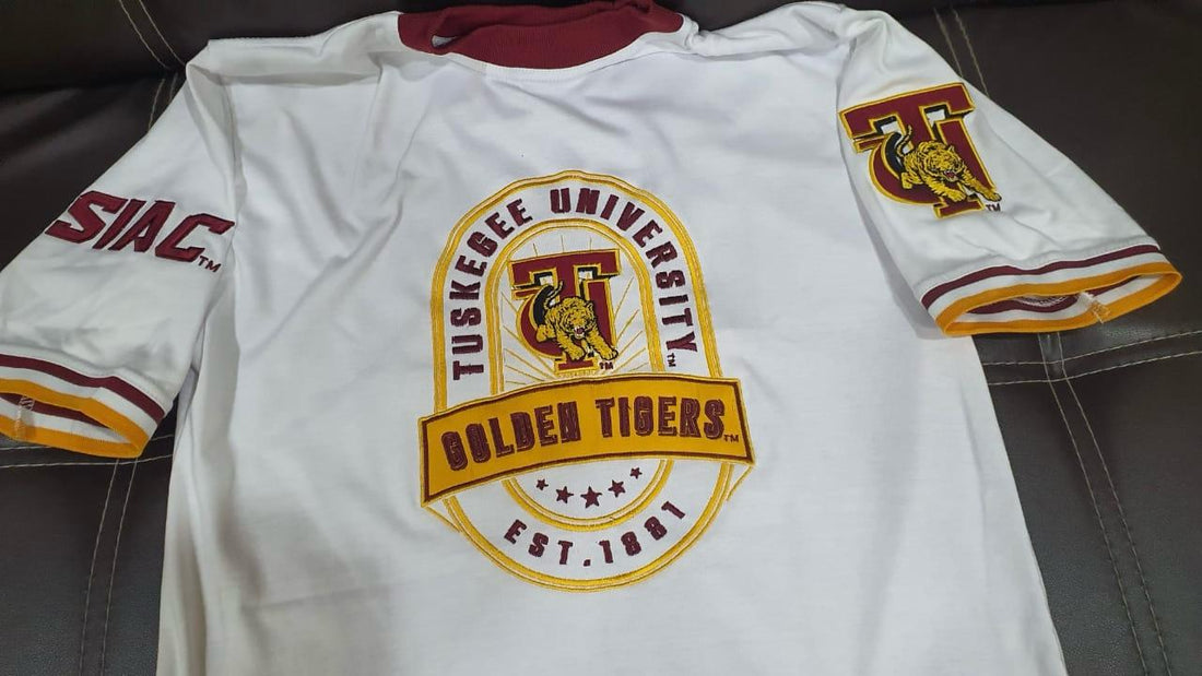 Tuskegee Exclusive Premium Embroidered Shirt Summer Cotton