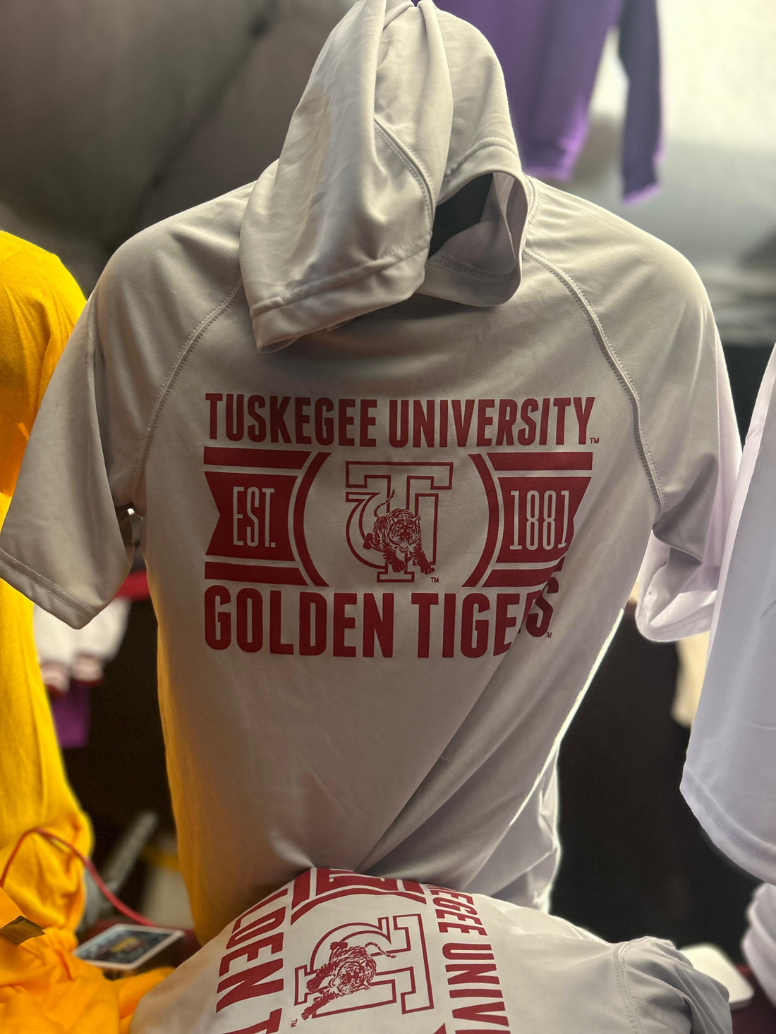 Tuskegee Dri Fit Short Sleeve Lightweight Performance Hoodie