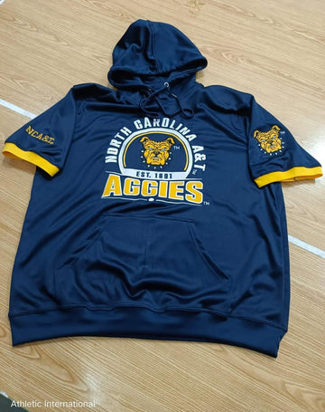 NC A&T Exclusive Short Sleeve Dri - Fit Hoodie
