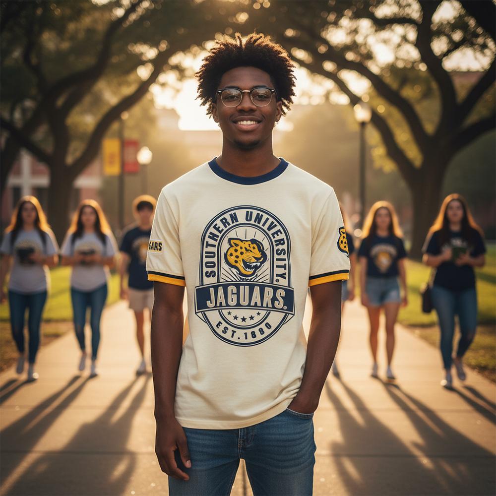 SOUTHERN UNIVERSITY Exclusive Premium Embroidered Shirt Summer Cotton- THE Cream Collection