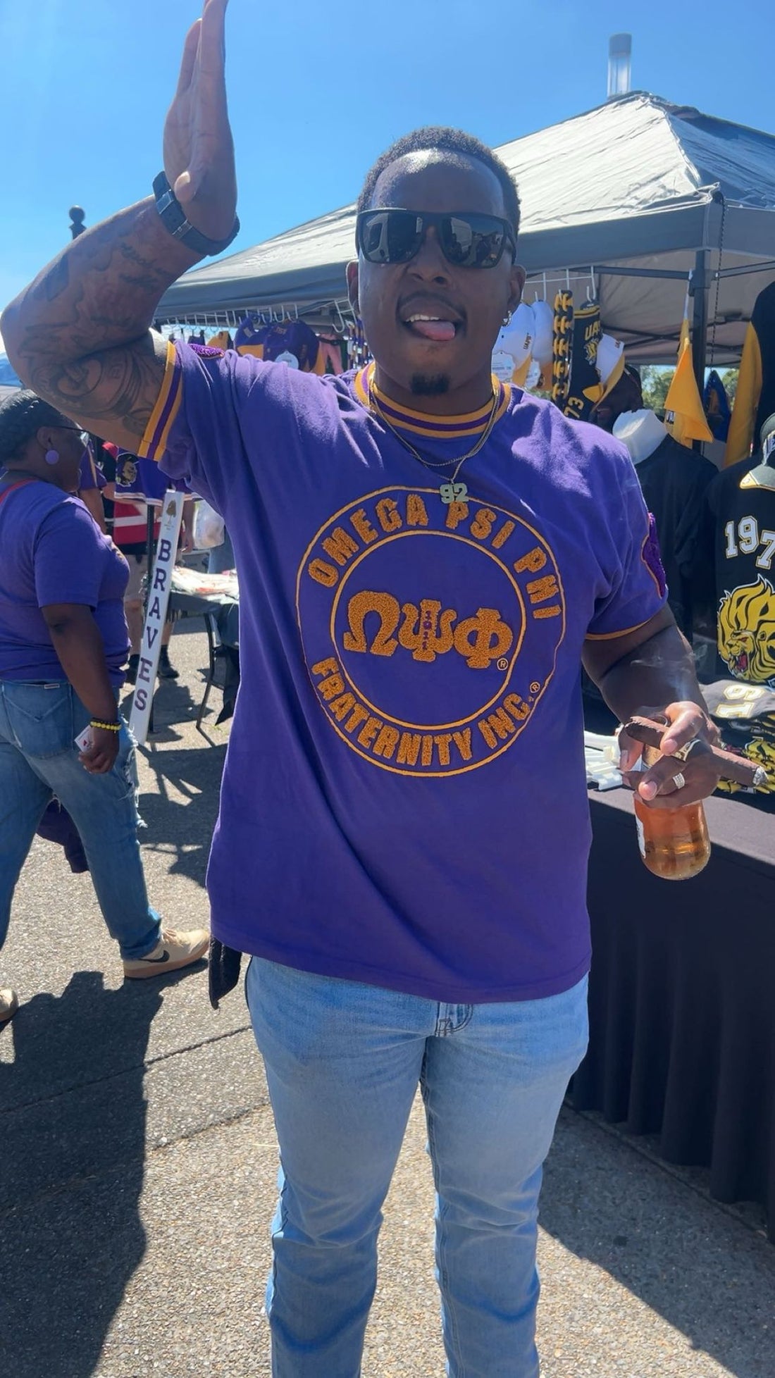 OMEGA PSI PHI Summer Cotton Shirt