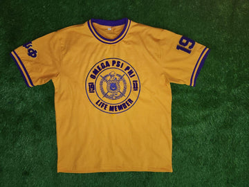 OMEGA PSI PHI Summer Cotton Shirt- LIFE MEMBERS